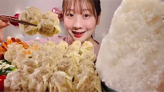 ASMR Shumai Steamed Pork Dumplings【Mukbang/ Eating Sounds】【English subtitles】