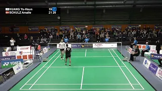 Match point - Huang Yu-Hsun vs Amalie Schulz - WS, Final – Czech Open 2022