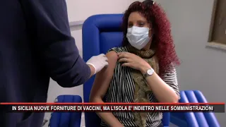 IN SICILIA NUOVE FORNITURE DI VACCINI, MA L’ISOLA E’ INDIETRO NELLE SOMMINISTRAZIONI