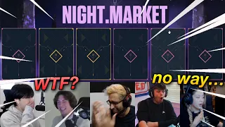 valorant streamers react to their *NIGHT MARKETS* (july 2022)