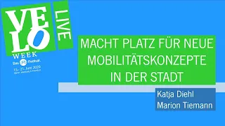 VELOWeek 2020: Macht Platz für neue Mobilitätskonzepte in der Stadt