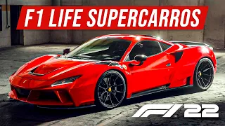 F1 22 - CONHECENDO OS SUPERCARROS E A F1 LIFE