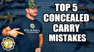 5 Things People Do Wrong With Concealed Carry