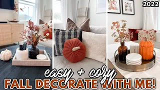 COZY FALL DECORATE WITH ME 🎃🍂 | EASY Fall Decorating Ideas For Your ENTIRE HOME! | Home Styling