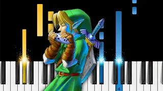 The Legend of Zelda - Saria's Song - EASY Piano Tutorial