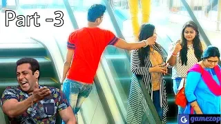 Pulling Girls Cheeks On Salman khan's Reaction part -3 #SumitCool #prank