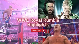 Cody rhodes wins WWE Royal Rumble - WWE Royal Rumble Highlights 2024