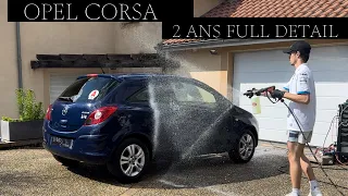 Premier lavage depuis 2 ans de cette Opel Corsa !! - FULL DETAIL -