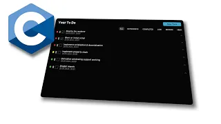 Make a GUI Task Management  App in pure C (no bloat required)