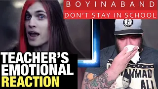 Teacher Reacts to "Don't Stay In School" by Boyinaband