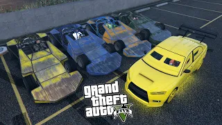 KURUMA VS 4 BUGGY RAMPY w GTA 5 Online Hogaty i EKIPA "ODWRÓCONA ZABAWA" #428