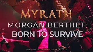 MYRATH Morgan Berthet 'Born To Survive' Drumcam / Tampere 31.3.2023