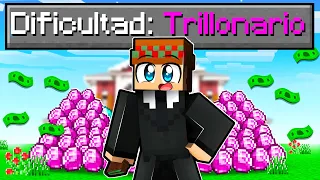 ¡Minecraft PERO en DIFICULTAD TRILLONARIO! 😲💵💰 SILVIOGAMER MINECRAFT PERO