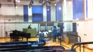 Paul Jordanous Ensemble - Recording Trumpet and Tenor Solos on "Rushing The Wait"