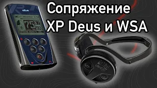 Сопряжение блока управления XP DEUS и беспроводных наушников XP WSA