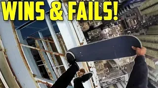 JUST SEND IT - Skateboarding Wins and Fails 2018!