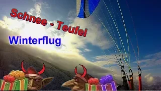 Weihnachtsflug über Loffenau  ( Gleitschirmflug von der Teufelsmühle)