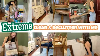 EXTREME CLEAN & DECLUTTER WITH ME | EASY DINNER & MORE