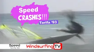 Speed Windsurfing Crashes - Tarifa 1993