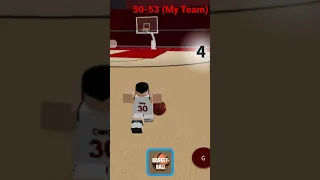 Buzzer Beater in ROBLOX NBA Phenom + Beat Drop! #shorts