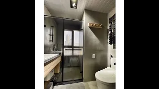 高雄室內設計作品分享 以侘寂為主調的客用浴室設計 - 以太設計/保護傘工程