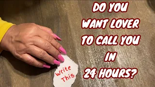 SPELL Only If You Want LOVER To Call You Back in 24 Hours Spell