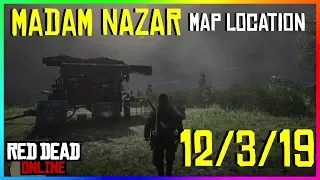 Red Dead Online - Madam Nazar Map Location 12/03/19 I December 3 RDR2