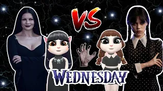 My Talking Angela 2 - New Year Update Gameplay 🐉 | Angela Vs Wednesday Addams Vs Morticia Addams