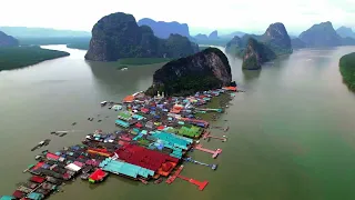 [ 4k ] The Floating Village 🇹🇭 Koh Panyee | Phuket | Thailand 🇹🇭