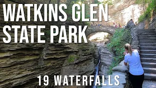 WATKINS GLEN STATE PARK // Hiking past 19 Waterfalls through a gorge in the Finger Lakes, New York