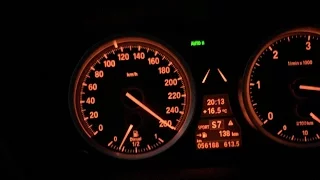 BMW X6 xDrive40d 260 km/h Top Speed Run on German Autobahn