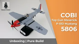 COBI Top Gun Maverick | 5806 --- P-51D Mustang --- unboxing and pure build