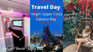Florida Travel Day | Virgin Upper Class & Club Lounge Heathrow | Universal Cabana Bay | Disney