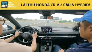 Lái thử Honda CR-V hoàn toàn mới bản 2 cầu và hybrid: Nếu được chọn thì bản hybrid "đáng tiền"