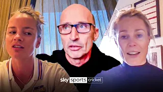 "It is moving QUICKLY!" 🏏⚡  Barrett-Wild and Wyatt on the evolution of the women's game