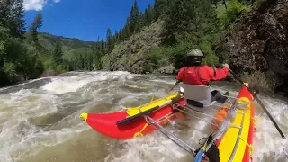 South Fork Clearwater at 3500cfs Rowed by A 15-Year-Old