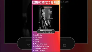 ROMEO SANTOS  SUS MEJORES CANCIONES PARTE 1🕺 DJ DURAN💪🏻🇵🇪 #shorts