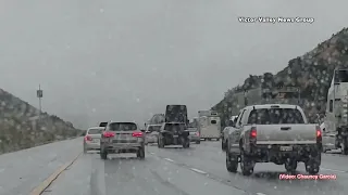 Reckless driver in cajon pass I-15 freeway