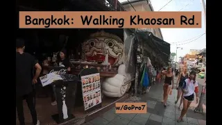 Walking Khaosan Road Bangkok