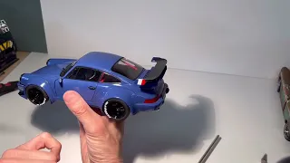 Unboxing Solido 1:18 Porsche RWB Champagne