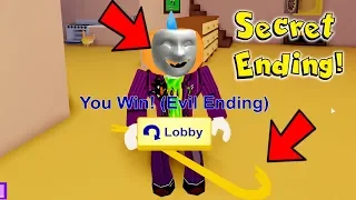 How To Get The Secret Ending In Roblox Break In...