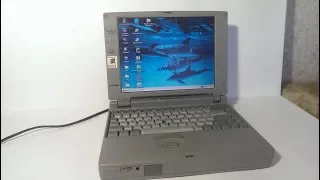 24 года ноутбук. Раритет Toshiba 430cdt 1996 год