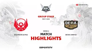 Bigetron Alpha vs DEWA United HIGHLIGHTS MPL ID S13 | DEWA VS BTR ESPORTSTV