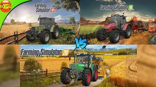 FS16 vs FS18 vs FS20! First Tractor and Cultivator Comparison!