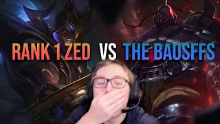 THEBAUSFFS VS RANK 1 ZED TOPLANE? IT DID NOT GO AS HE EXPECTED!