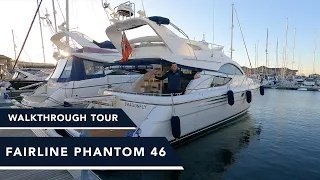 Fairline Phantom 46 - £265K Walkthrough Tour - A stunning condition Fairline with a 3 cabin layout!