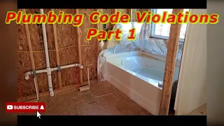 Plumbing Code Violations (Part 1)