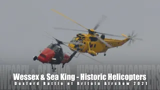 Wessex & Sea King - Historic Helicopters - Duxford Battle of Britain Airshow 2021