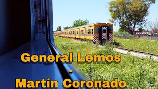 Viaje en la línea Urquiza. Tramo General Lemos - Martín Coronado. Toshiba (chapa 10)