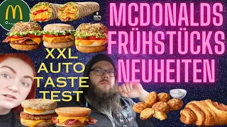 Das neue McDonalds-Frühstück - 40 EUR für das ALLES? XXL Auto-Review: Taste-Test, McWrap, McMuffin